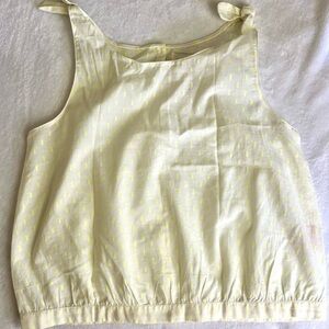 Porridge | sheer cream top | NWT